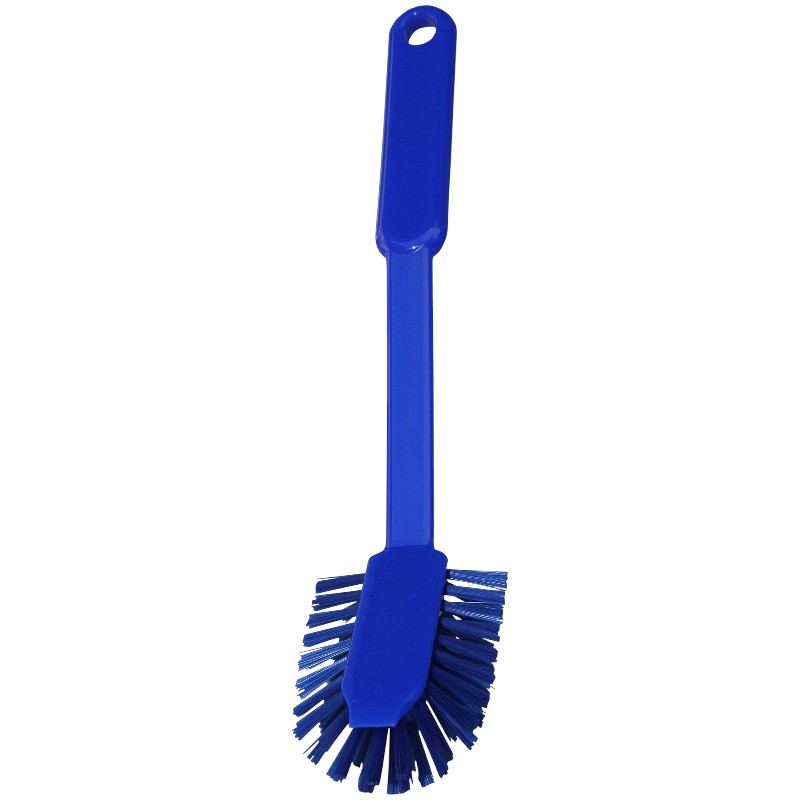Brosse vaisselle Industra Food HACCP - Fibres souples - 250x28mm - Bleue